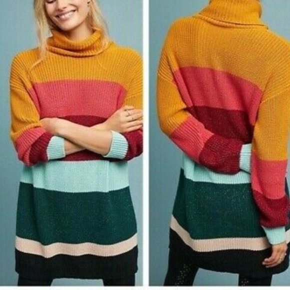 Anthropologie Dresses & Skirts - Anthropologie Farm Rio Boldly Striped Cotton Knit